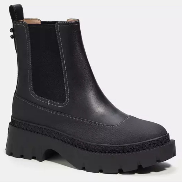 Coach Jayla Bootie Winter Boots 8 - Picture 2 of 6